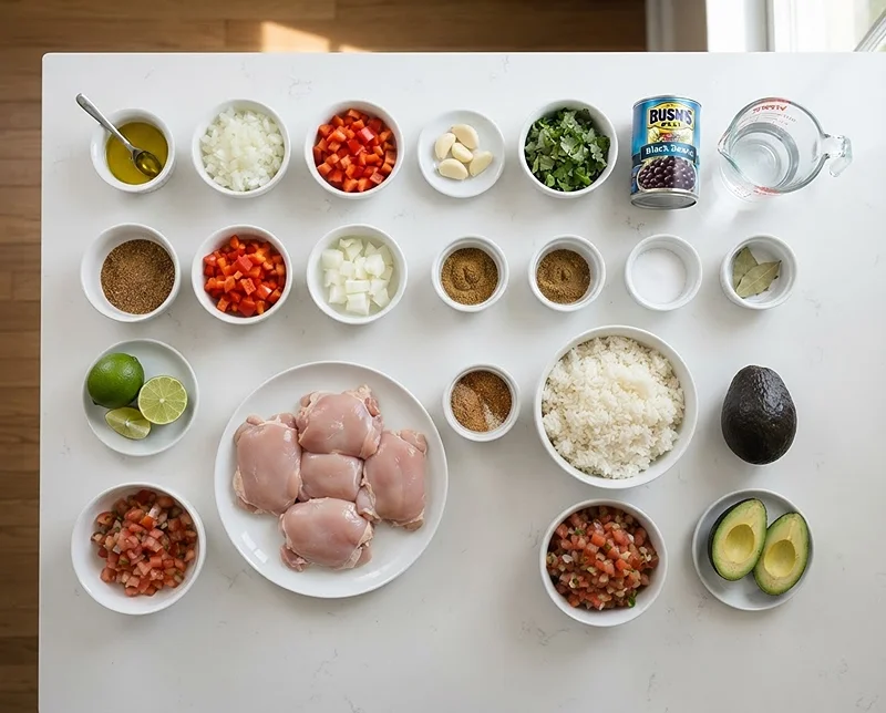 Healthy Chicken Taco Bowl