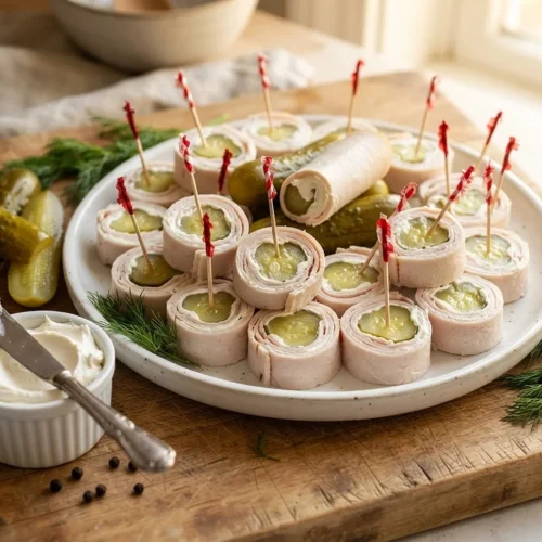 Turkey Pickle Roll Ups