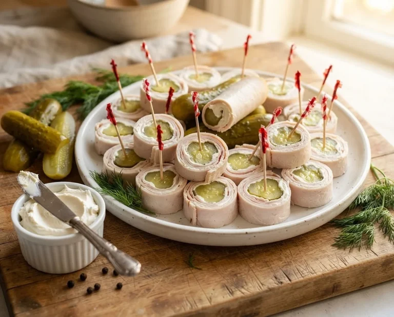 Turkey Pickle Roll Ups