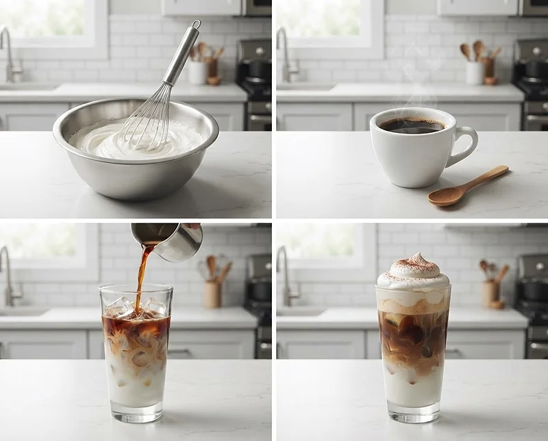 Iced Einspänner Coffee 3 Viennese coffee drink