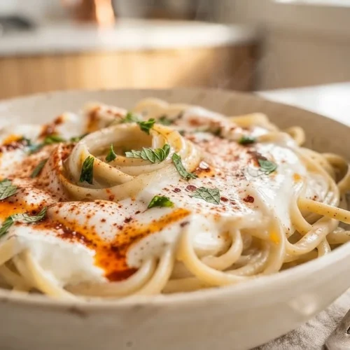 Yogurt Noodles Recipe