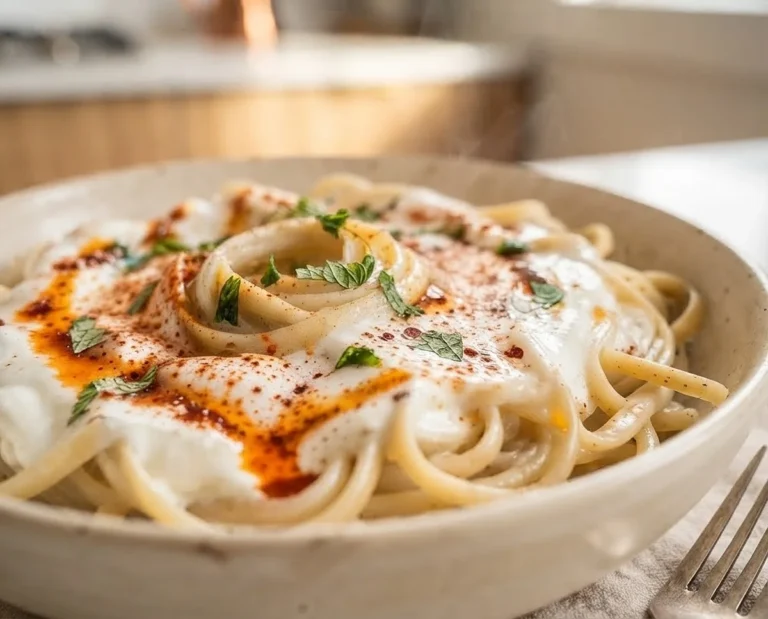 Yogurt Noodles Recipe