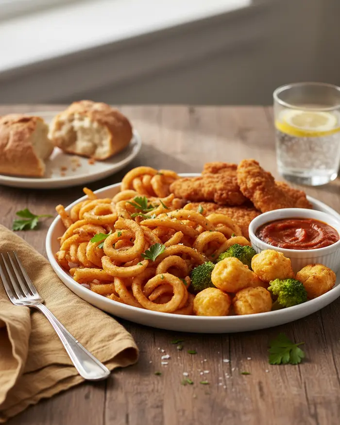 Air Fryer Snacks & Sides 6 Air Fryer Snacks & Sides serving suggestion