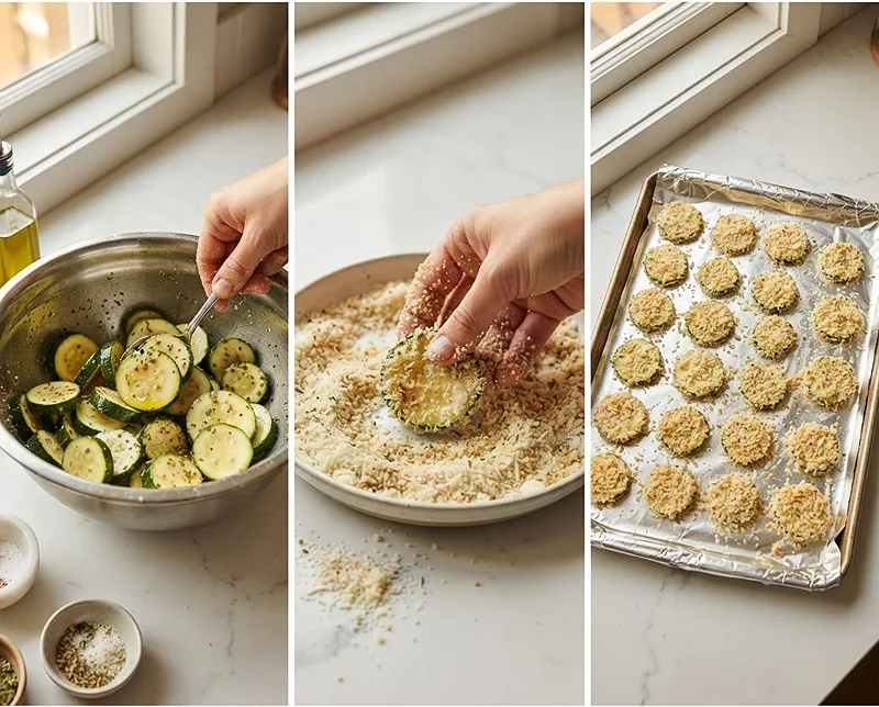 baked zucchini chips
