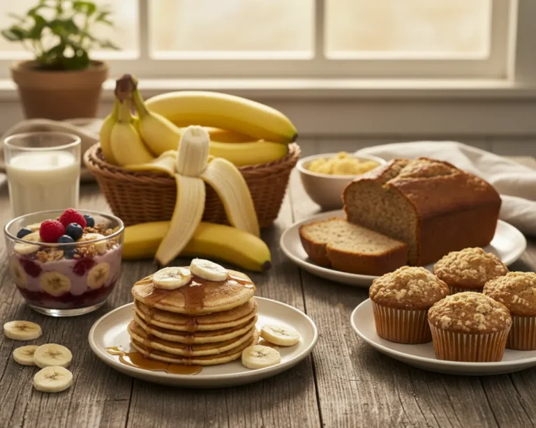 Easy Banana Breakfast & Snacks