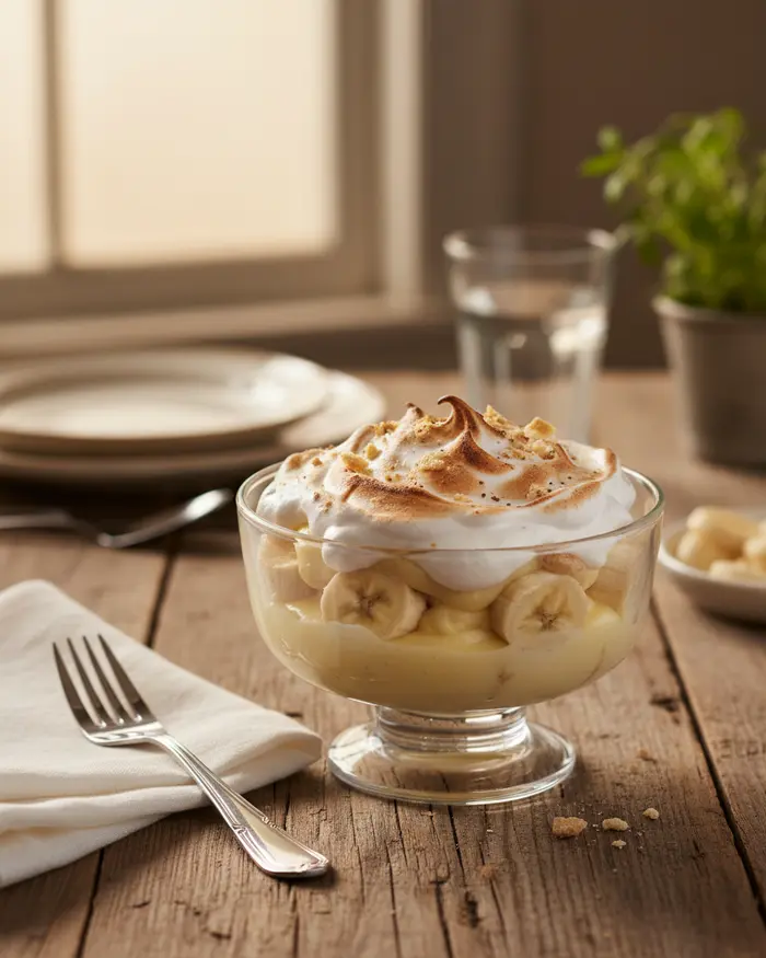 Banana Pudding serving suggestion