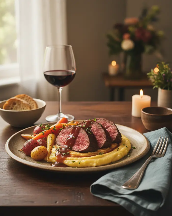 Beef Dinners serving suggestion