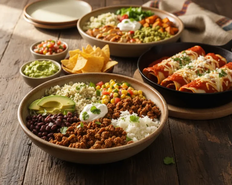 Burrito Bowls & Enchiladas