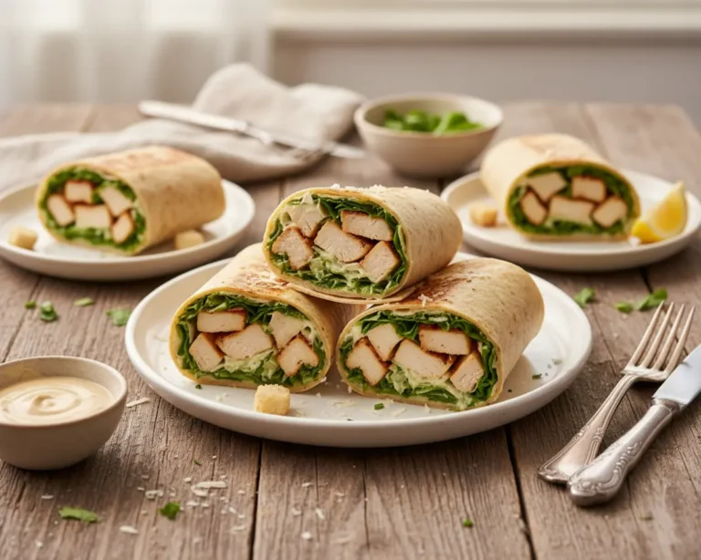 Chicken Caesar Wraps