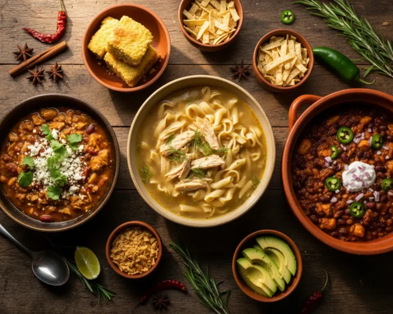 Homemade Chicken Soups & Chili