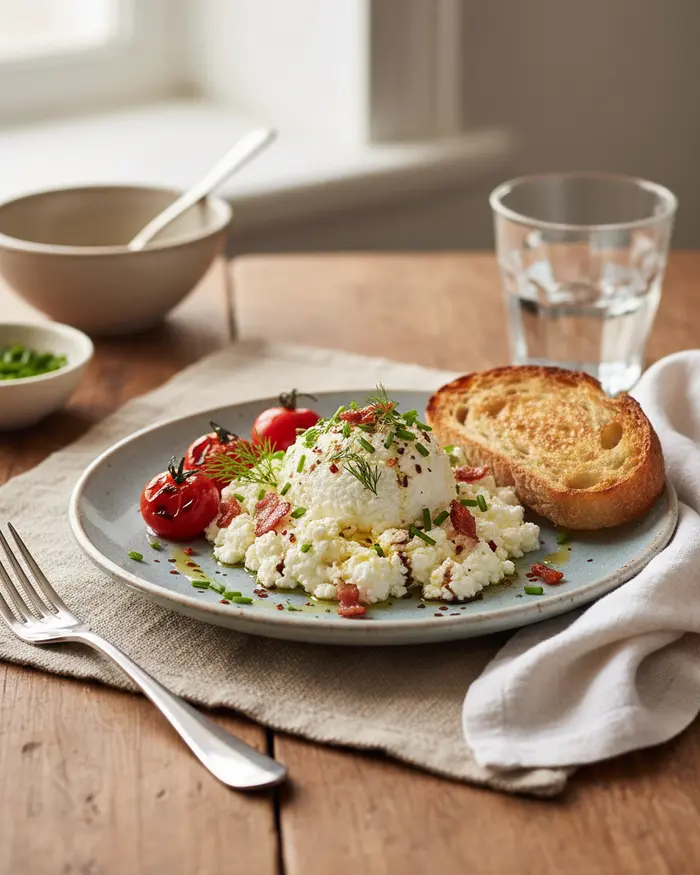 Cottage Cheese Savory Recipes serving suggestion
