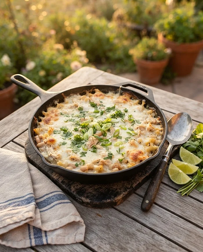 Creamy White Chicken Chili Mac 4 creamy comfort dinners