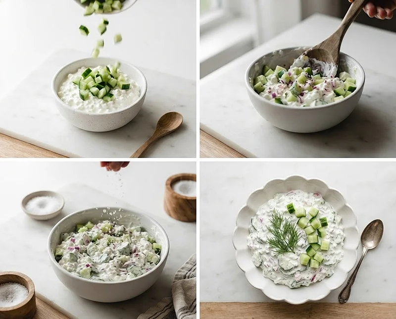 cucumber cottage cheese recipe