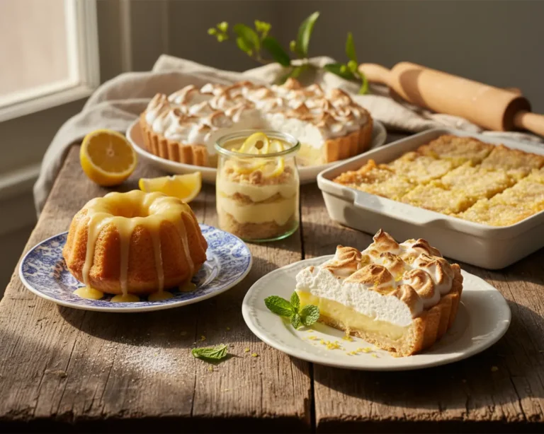 Simple easy Lemon Desserts