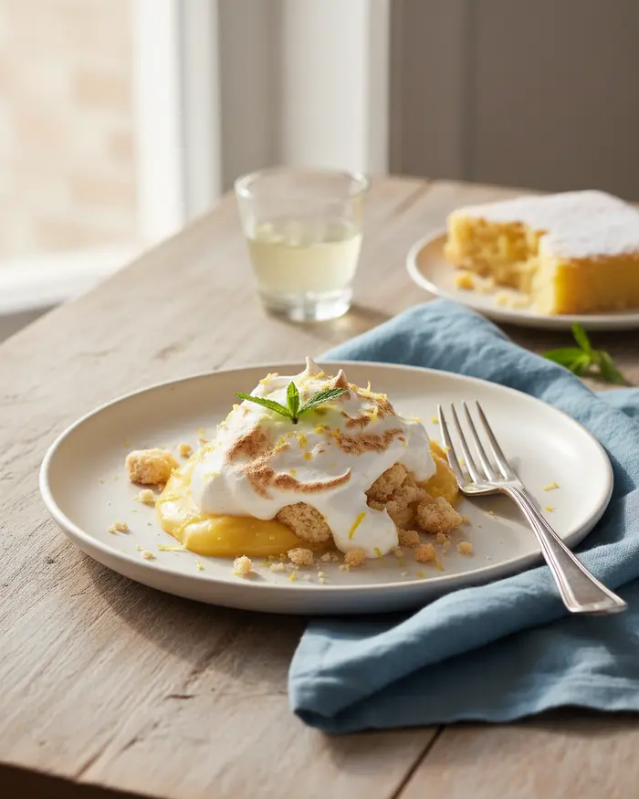 easy Lemon Desserts serving suggestion