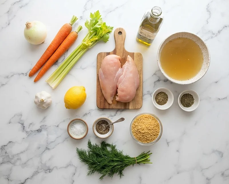 Lemon Chicken Orzo Soup 2 easy soup recipes
