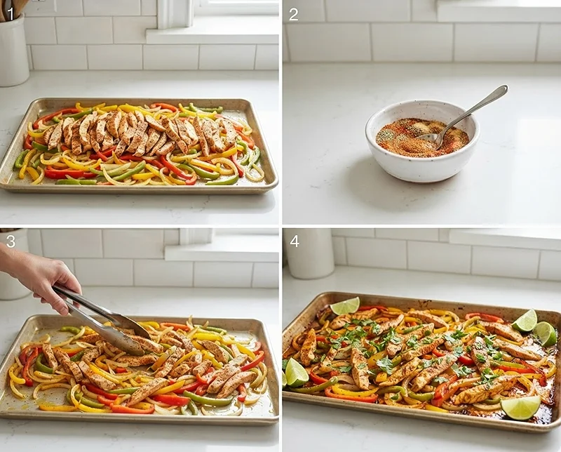 Back-to-School Sheet Pan Chicken Fajitas 3 fajita recipes