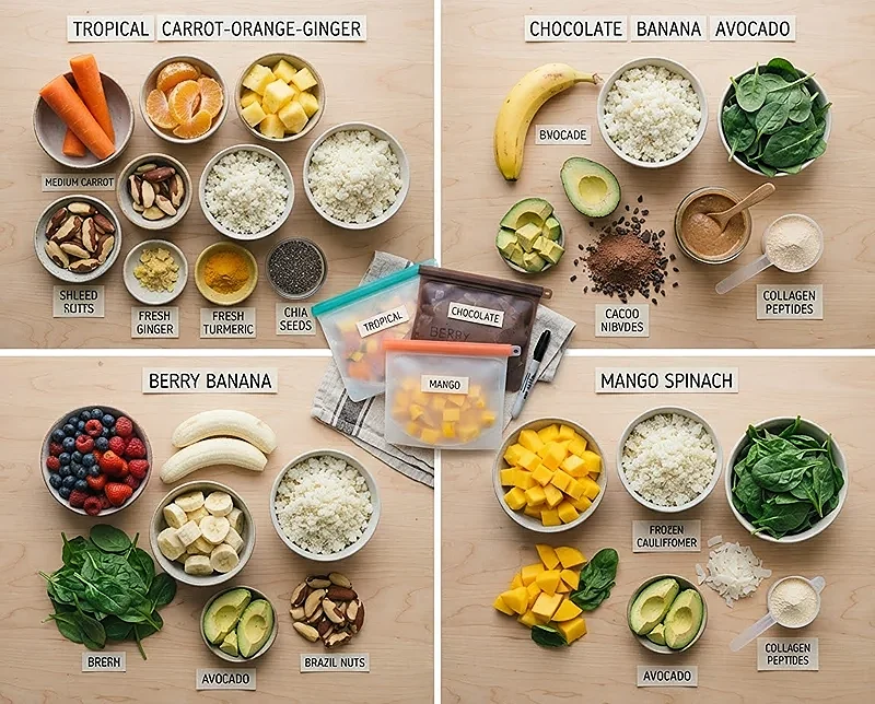 frozen smoothie packs