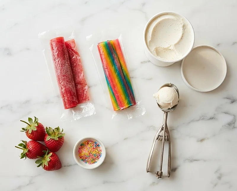 fruit roll up ice cream trend​
