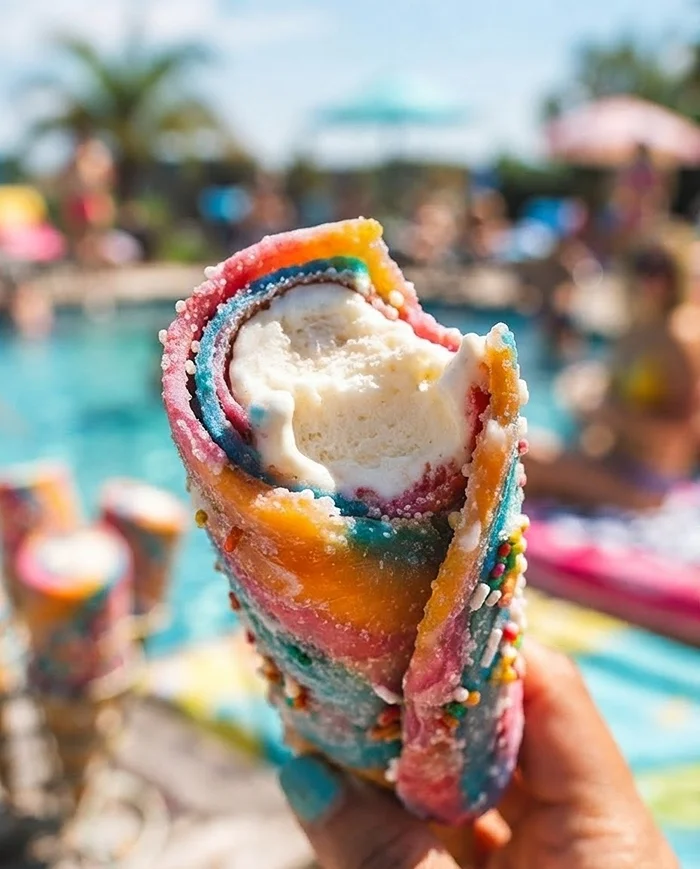 fruit roll ups ice cream​