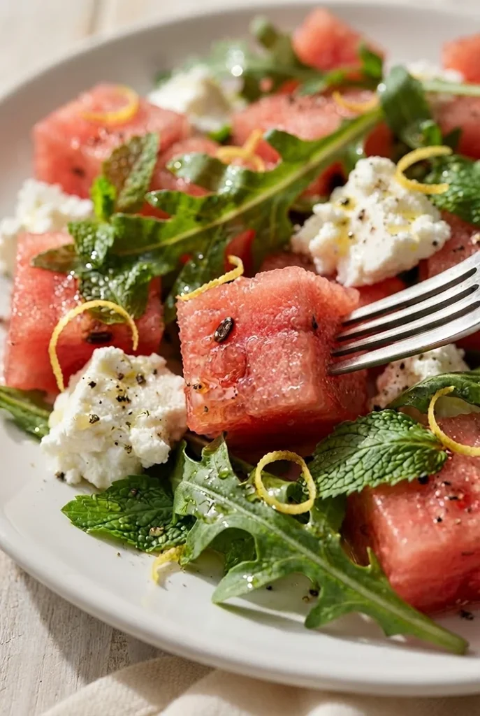 healthy quick fresh salad