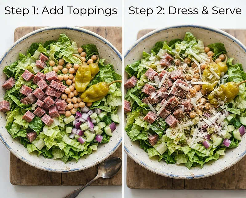 healthy quick fresh salad