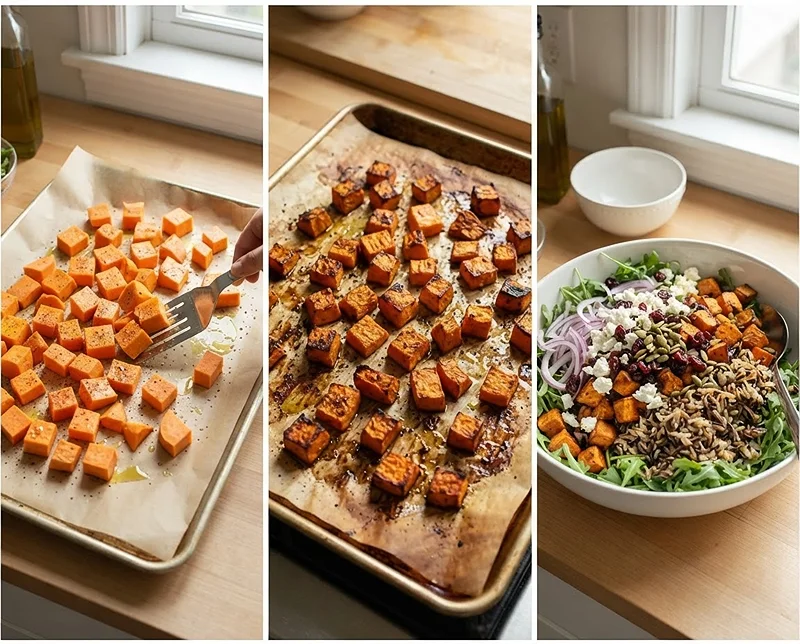 Roasted Sweet Potato Salad 3 healthy quick fresh salad