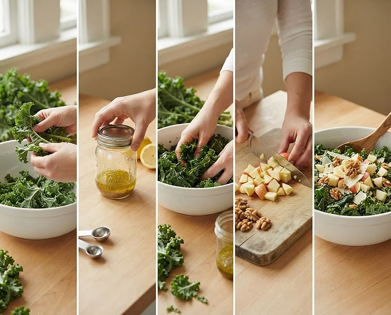 healthy quick fresh salad