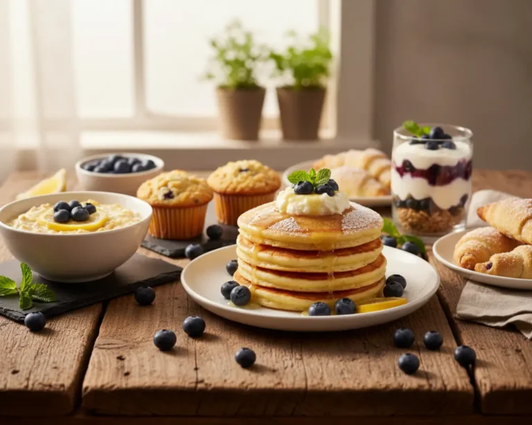 Lemon Blueberry Snacks & Breakfast