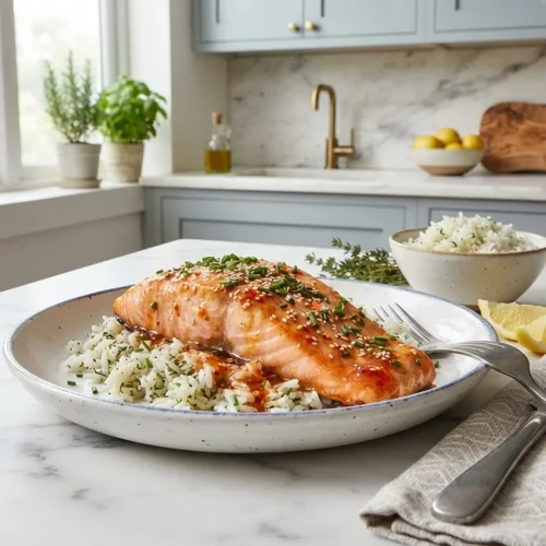 mediterranean bang bang salmon recipe