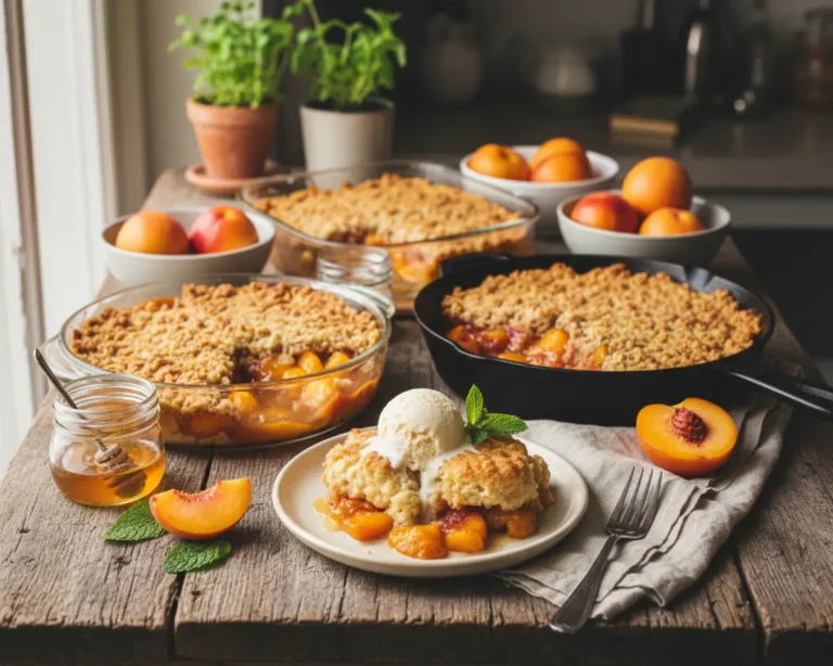 Nectarine Cobblers & Crisps