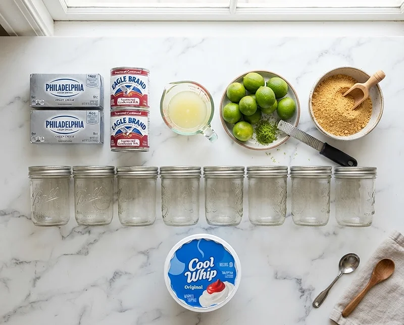 10-Minute Key Lime Pie Jars 2 no bake dessert