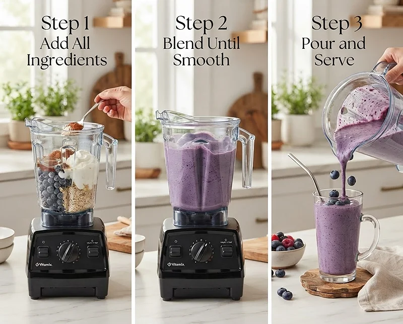 oatmeal blueberry smoothie