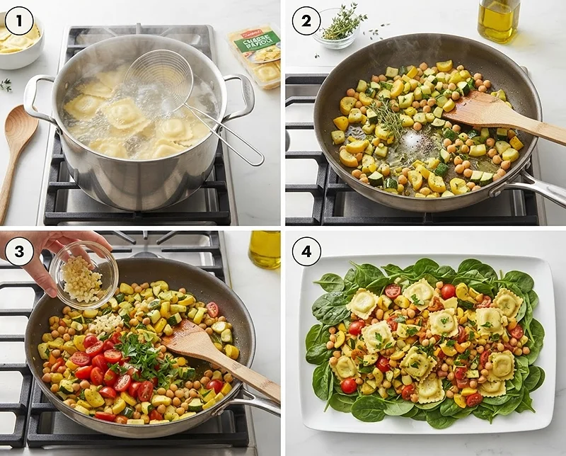 Summer Garden Ravioli Salad 3 pasta salad recipes