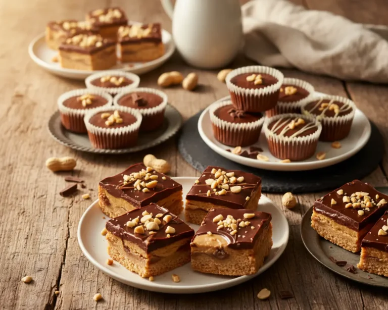 Peanut Butter Bars & Cups
