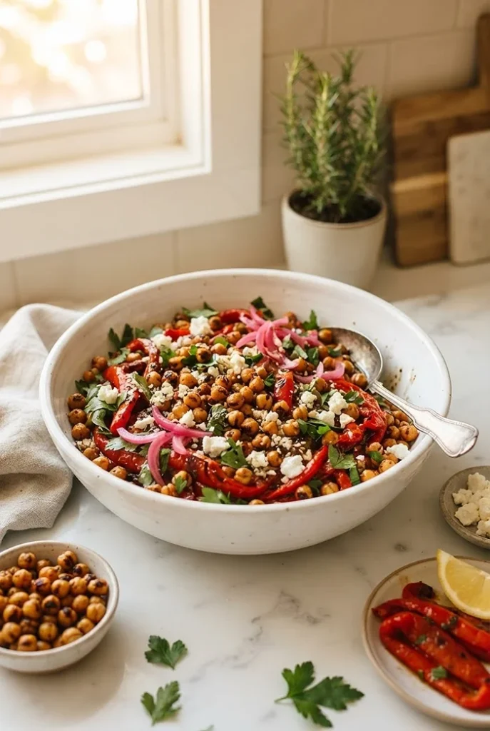 roasted pepper salad