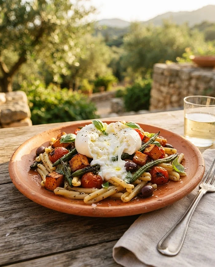 roasted vegetable pasta salad