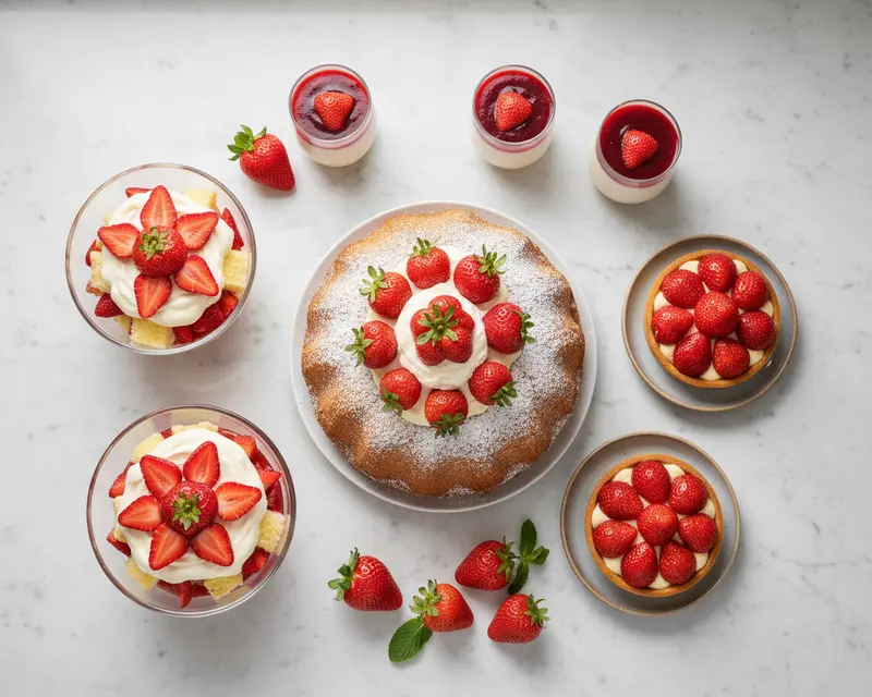 Category overview for Strawberry Desserts