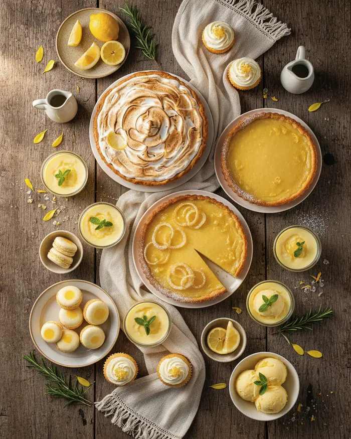 Definitive Lemon Desserts 4 Serving for Lemon Desserts