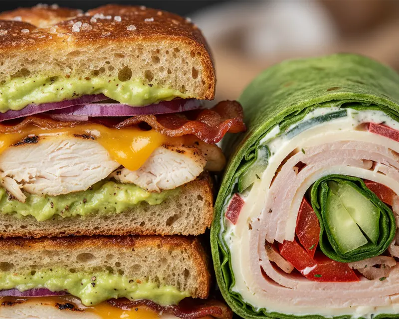 Technique guide for Sandwiches & Wraps
