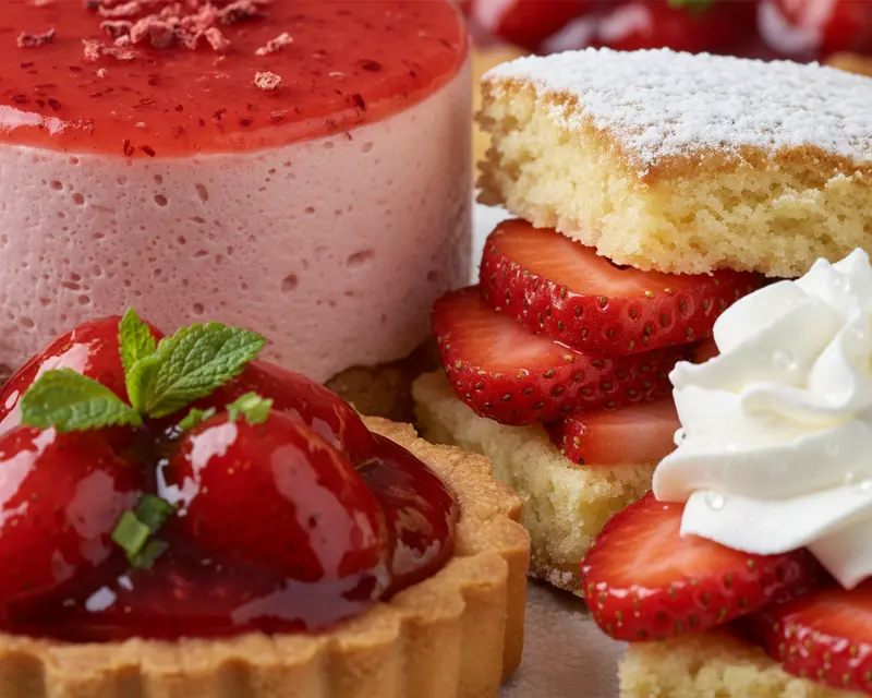 Technique guide for Strawberry Desserts