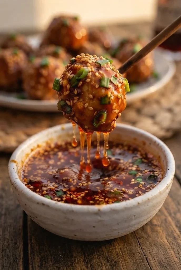 sweet chili meatballs