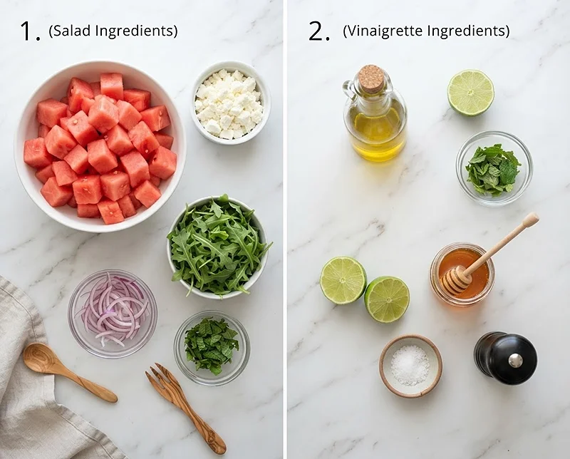 watermelon feta salad