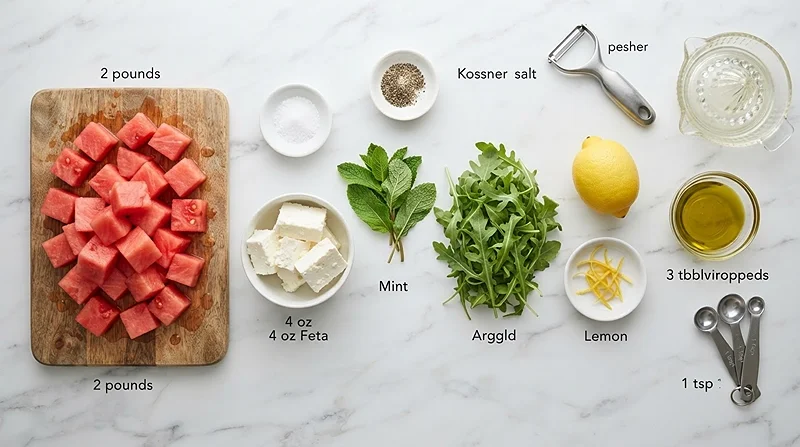 watermelon feta salad